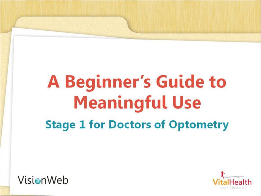 A Beginner's Guide to Meaningful Use